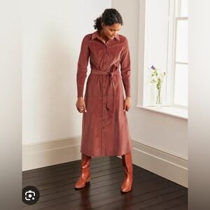Boden Judith Corduroy Shirt Dress